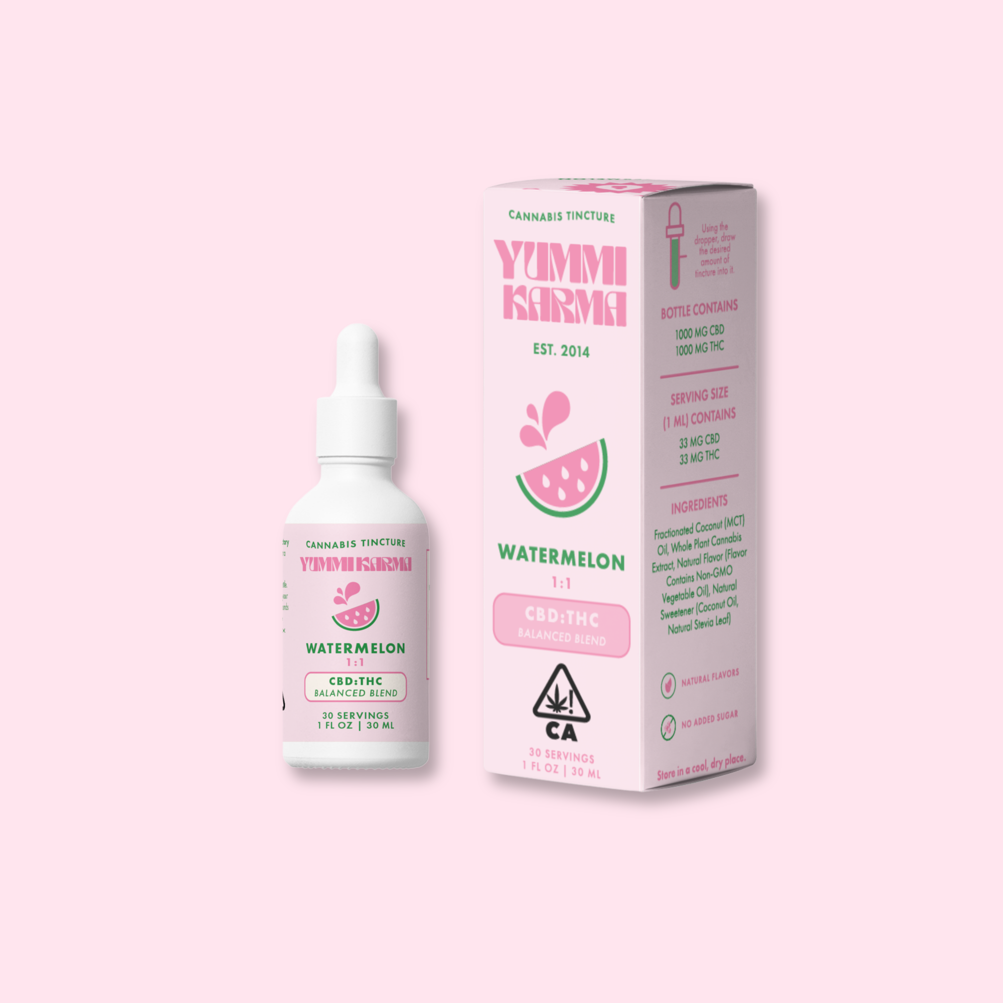 Watermelon 1:1 | Yummi Karma Cannabis Tincture